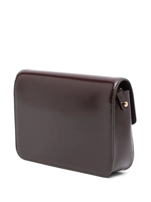 Tory Burch Crosshatched Shoulder Bag Red FARFETCH IN