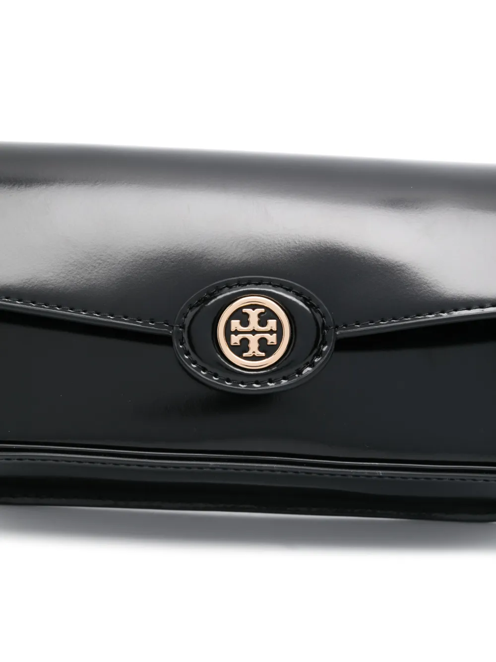 Tory Burch Robinson Spazzolato crossbodytas Zwart