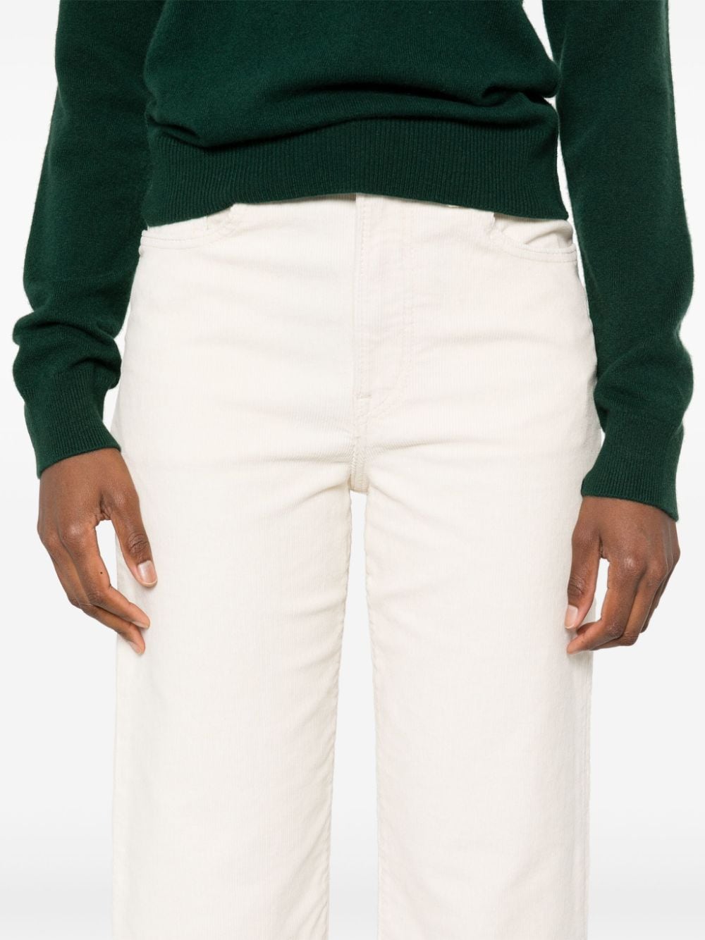 Shop Levi's Ribcage Trousers In White