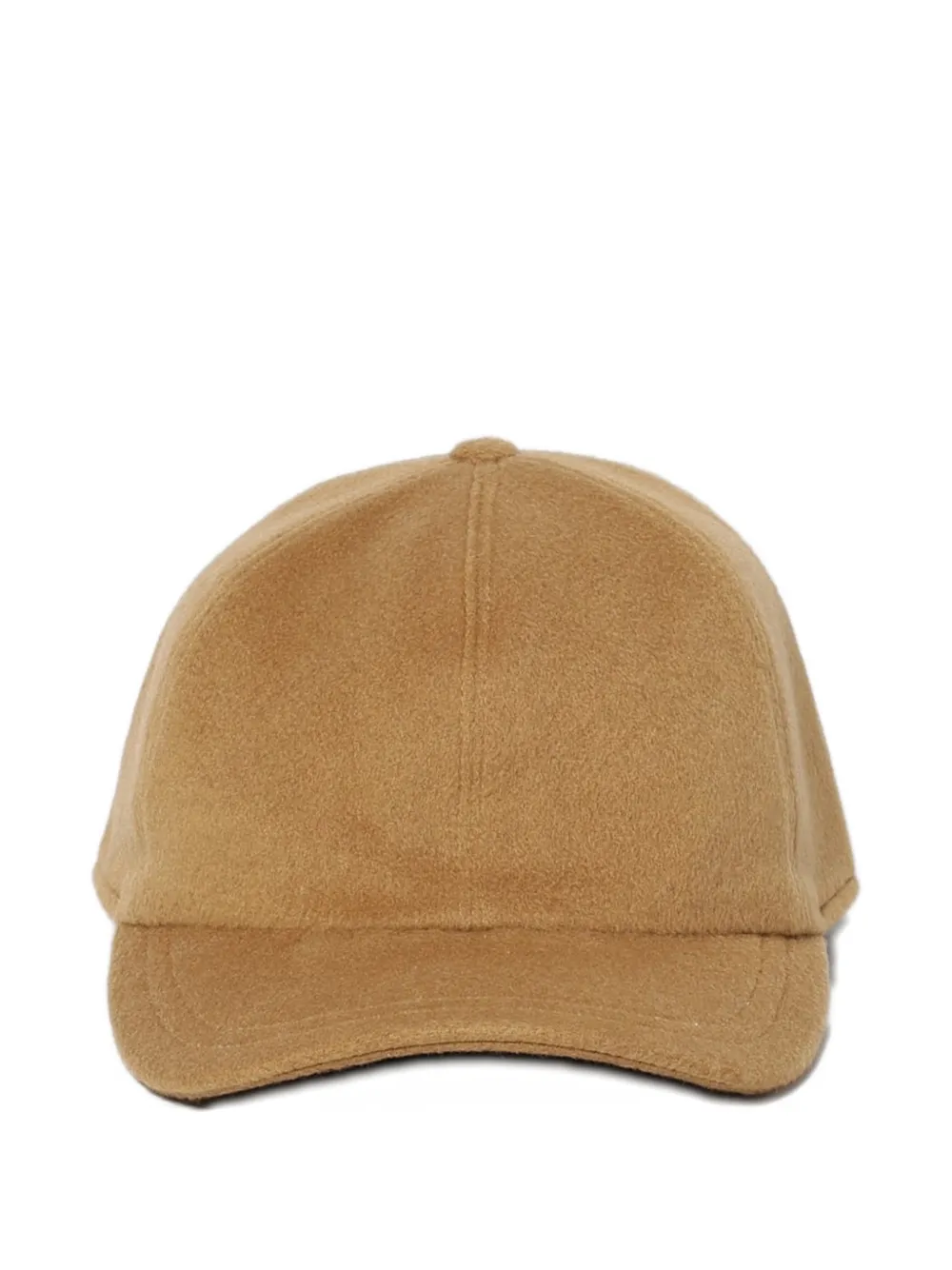 Borsalino Hiker cashmere baseball cap - Marrone