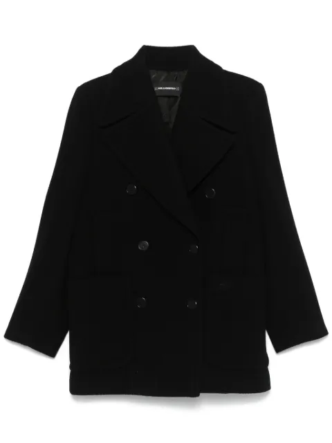 Karl Lagerfeld double-breasted peacoat