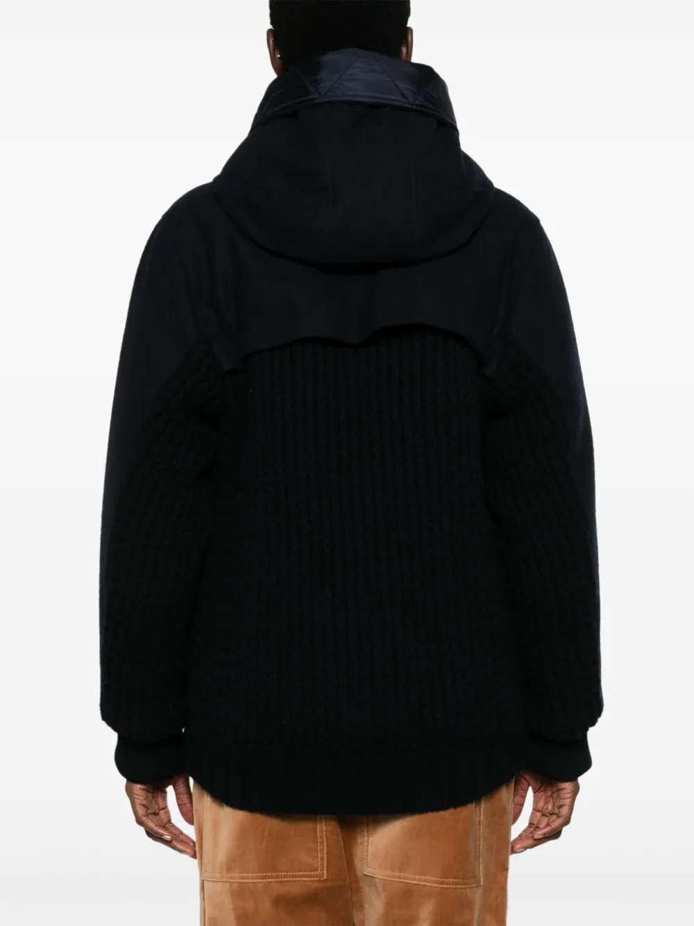 Add Gewatteerd jack met capuchon Blauw