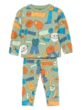 Stella McCartney Kids all-over graphic print tracksuit - Green