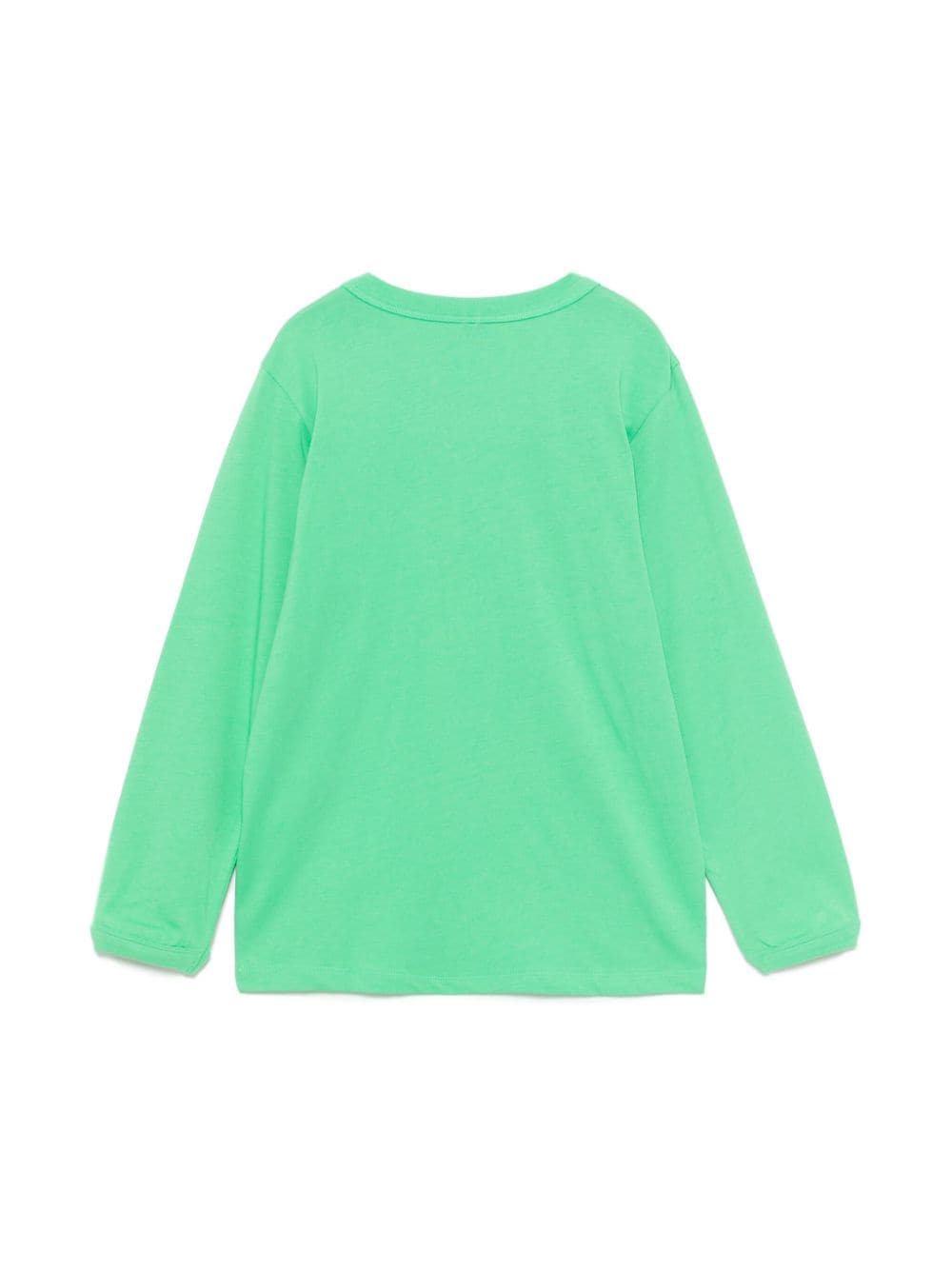 Stella McCartney Kids T-shirt met bloemenprint en lange mouwen - Groen