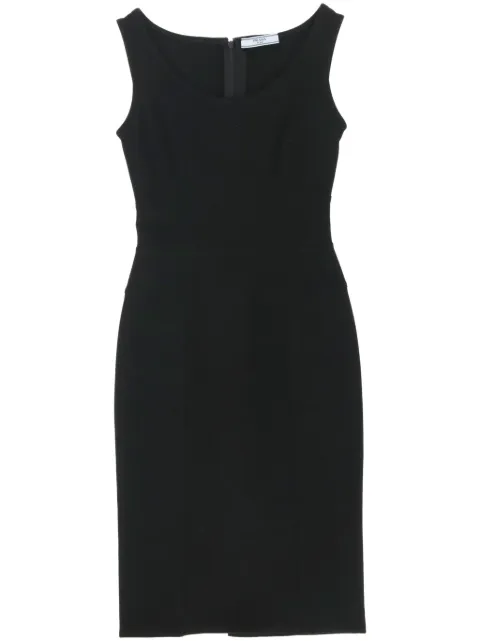 Prada Pre-Owned vestido midi sin mangas 2000