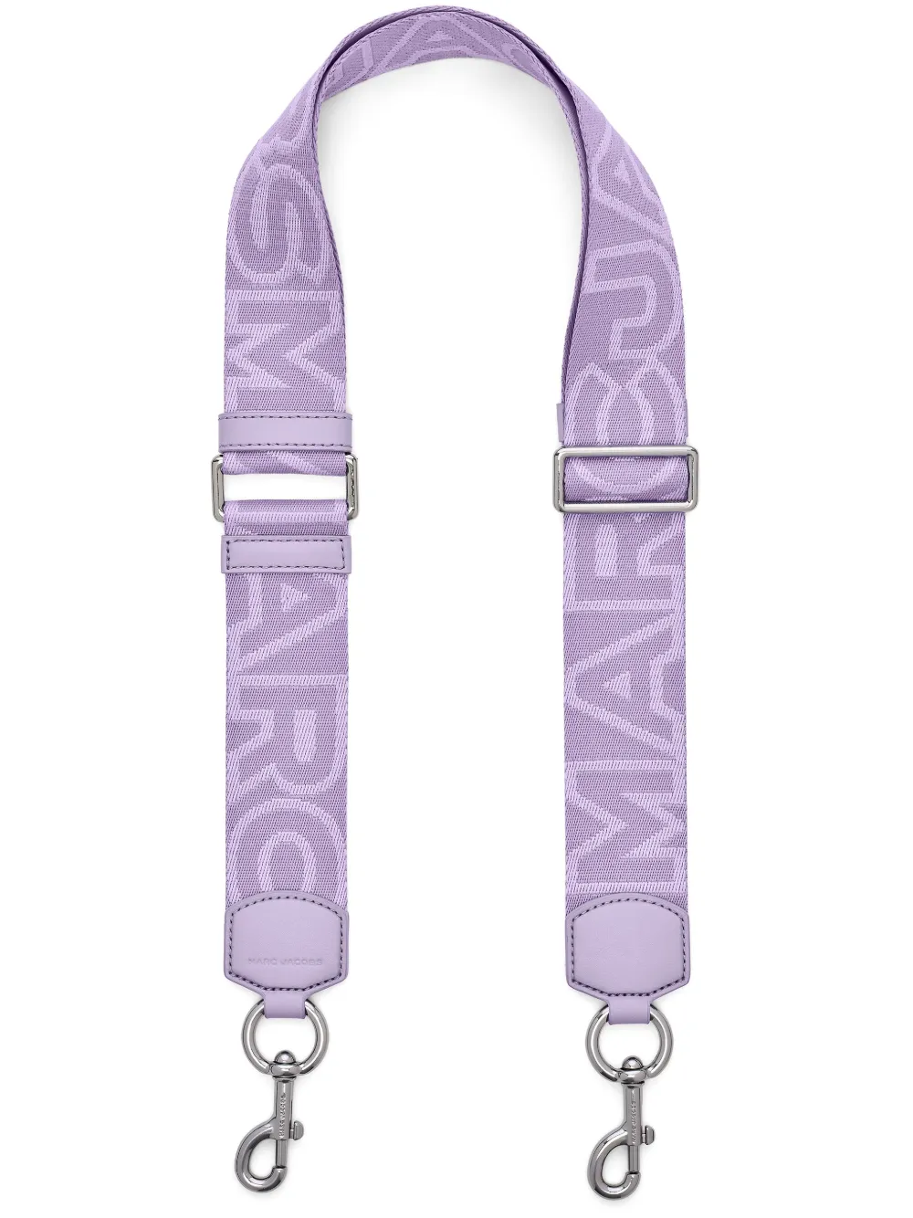 Marc Jacobs The Outline Logo バッグストラップ - パープル Marc Jacobs The Outline Logo バッグストラップ - パープル