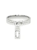 Marc Jacobs The J Marc Zipper ring - Silver