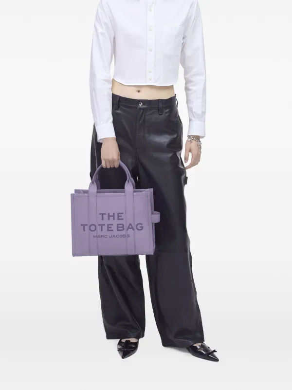 Marc Jacobs ザ レザー トート バッグ | パープル | FARFETCH JP