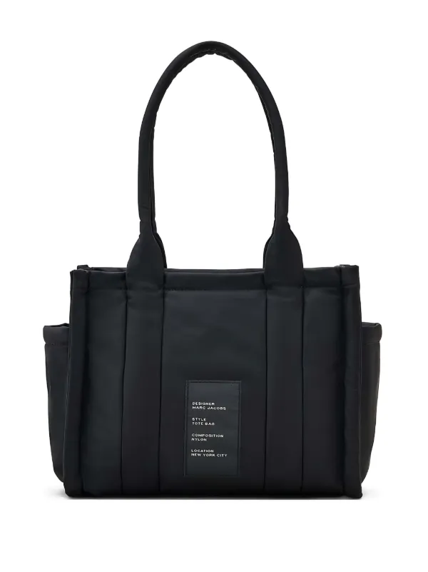 Marc Jacobs Bolsa The Leather Tote Bag Média | Preto | FARFETCH BR