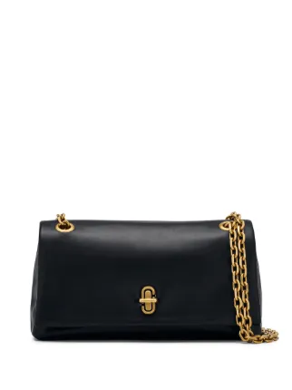 Marc Jacobs The Dual Chain Shoulder Bag | Black | FARFETCH