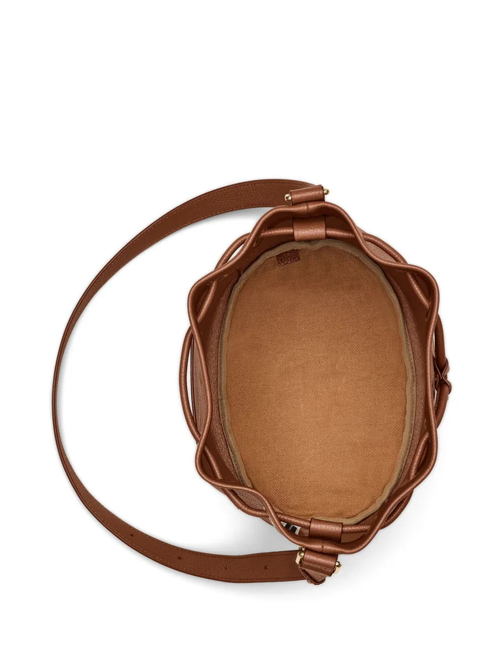 Madewell lafayette leather bucket bag top