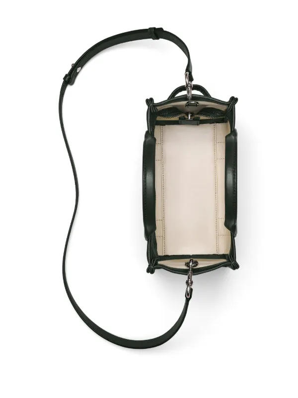 Marc Jacobs The Leather Tote Bag Green FARFETCH IN