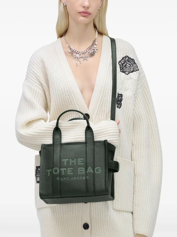 Marc Jacobs The Leather Tote Bag | Green | FARFETCH