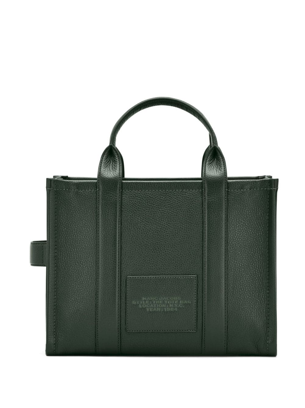 Shop Marc Jacobs The Leather Tote Bag In Grün