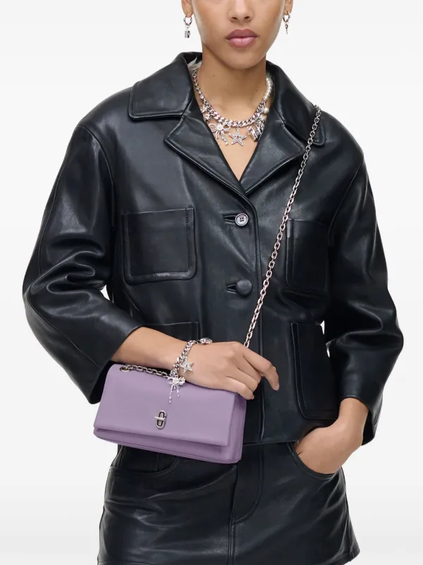 Marc Jacobs The Dual Chain Shoulder Bag | Purple | FARFETCH