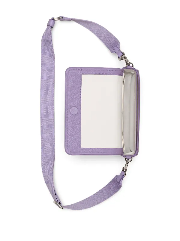Marc Jacobs The Leather Mini Crossbody Bag | Purple | FARFETCH