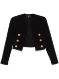 Balmain crepe jacket - Black