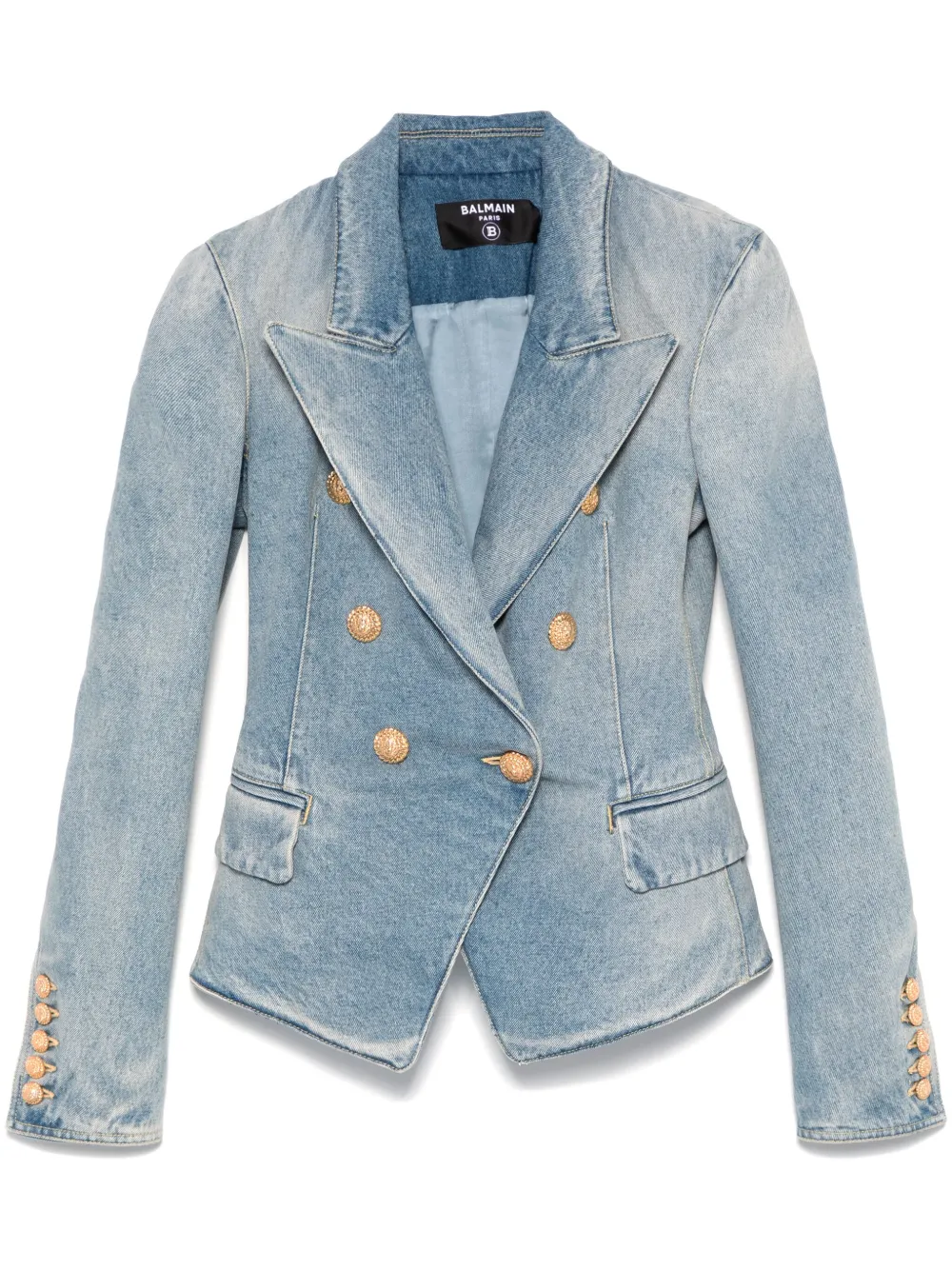 Balmain Blazer met 6 knopen Blauw