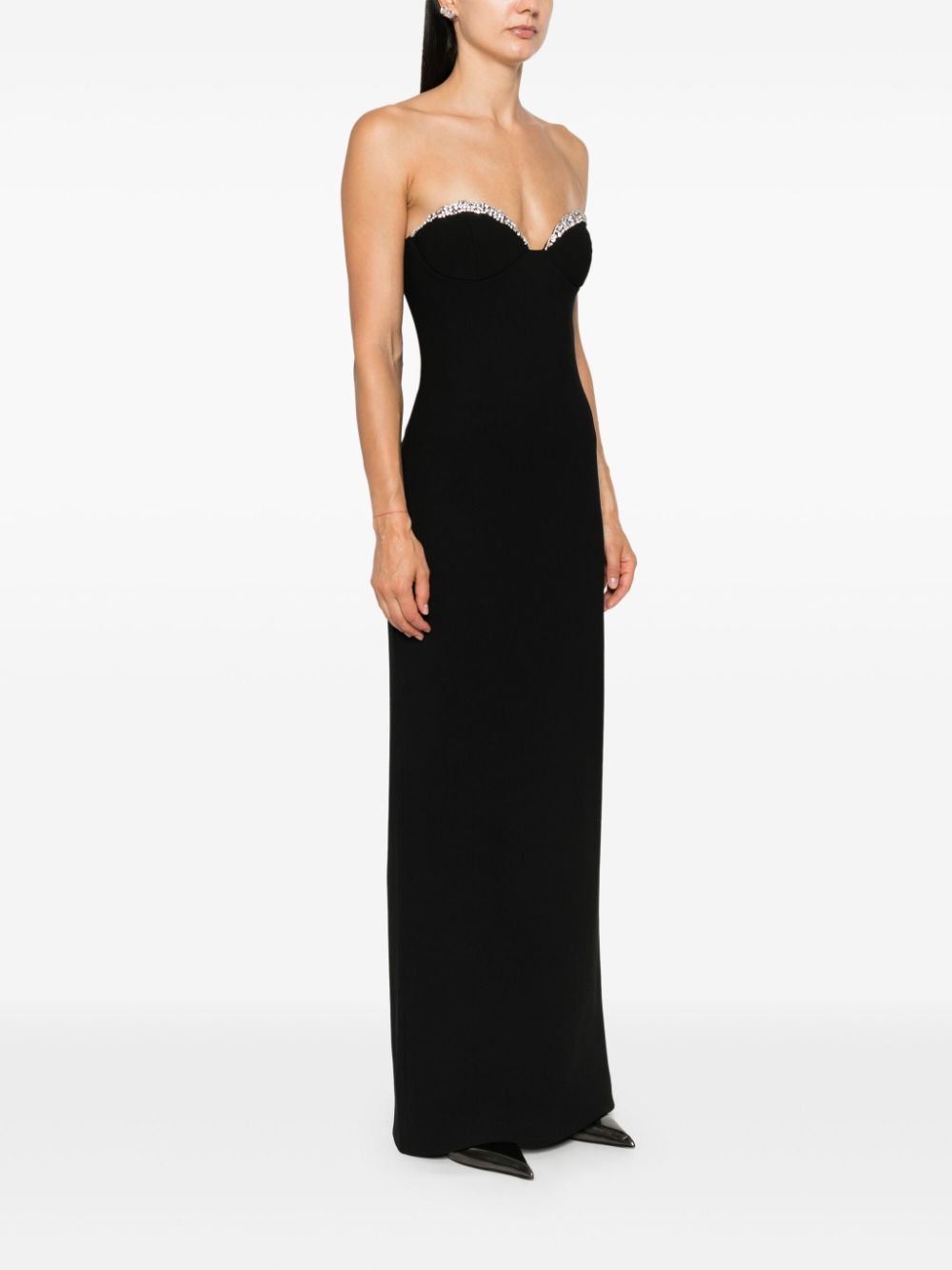 Shop Retroféte Jessalyn Gown In Black