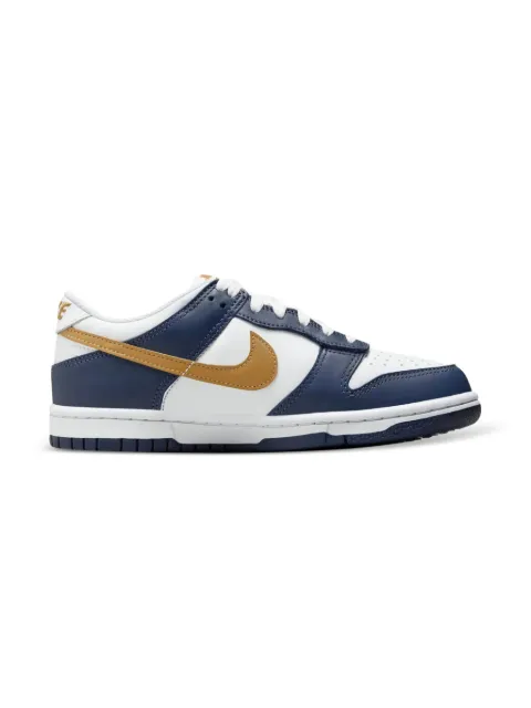 Nike Kids Dunk Low "Midnight Navy Wheat" sneakers