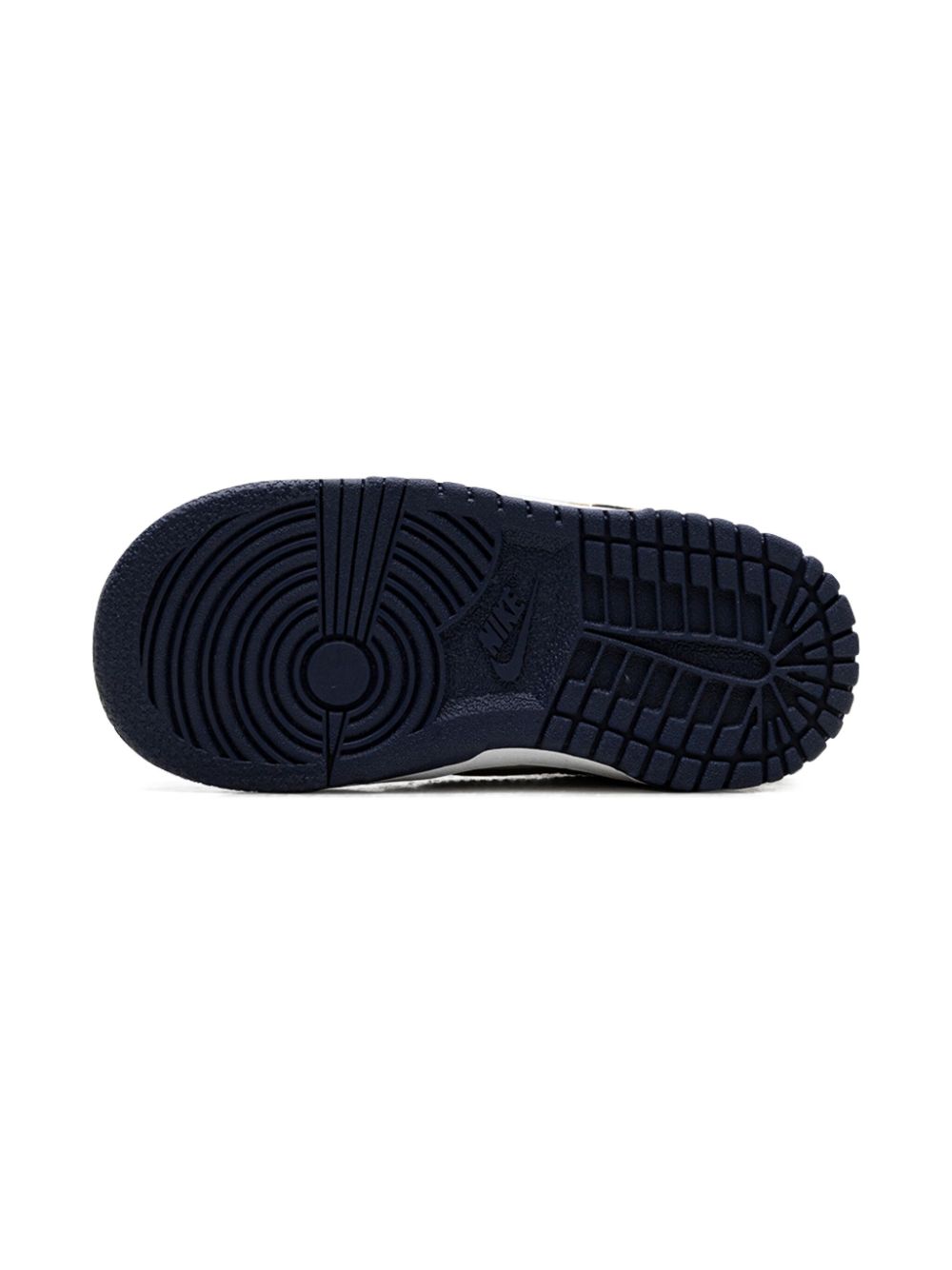 Nike Kids Dunk Low "Midnight Navy Wheat" sneakers Wit