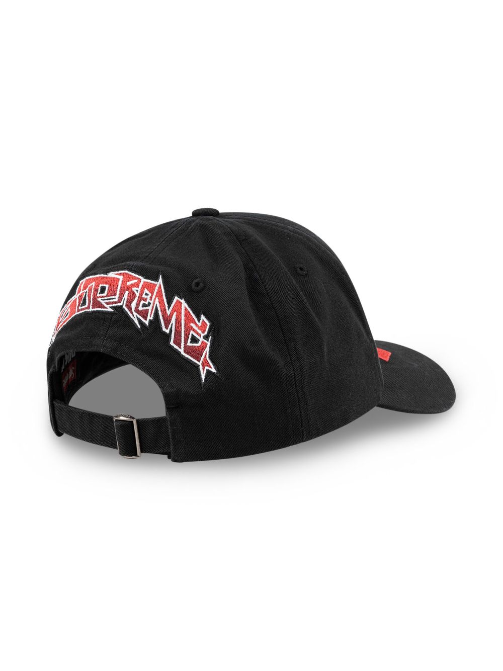 Supreme x Ducati six-panel Black cap - Zwart