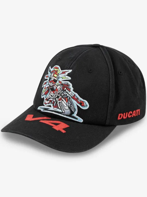 Supreme x Ducati casquette à six empiècements 'Black'