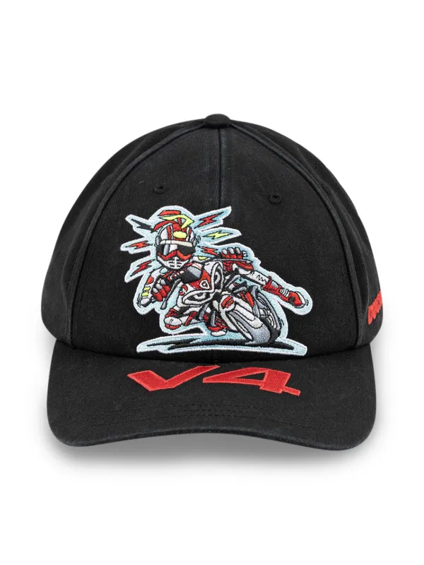 Supreme®/Ducati® 6-Panel Cap Black Supreme x Ducati six-panel 