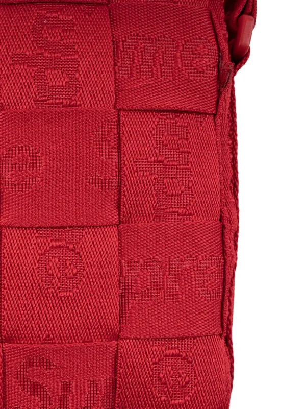 Supreme Woven Messenger Bag Red FARFETCH AO