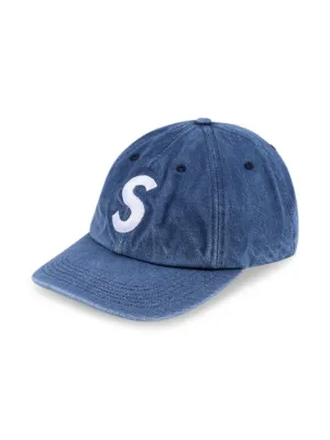 SUPREME キャップ24AW Pigment S Logo ネイビー Supreme Pigment S 