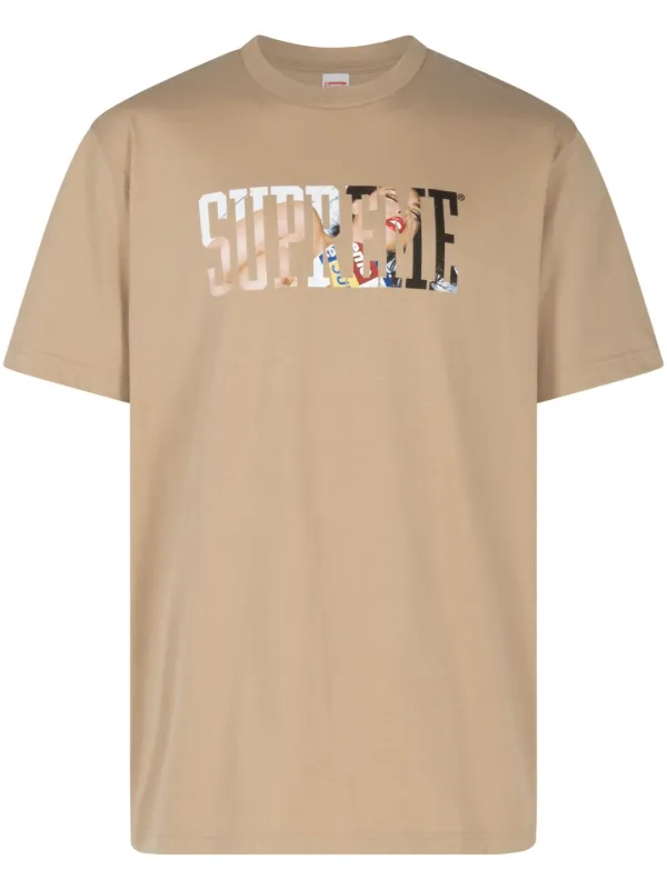 Supreme Tera Patrick Collegiate Khaki T shirt Neutrals FARFETCH TR