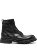 Premiata leather combat boots - Black