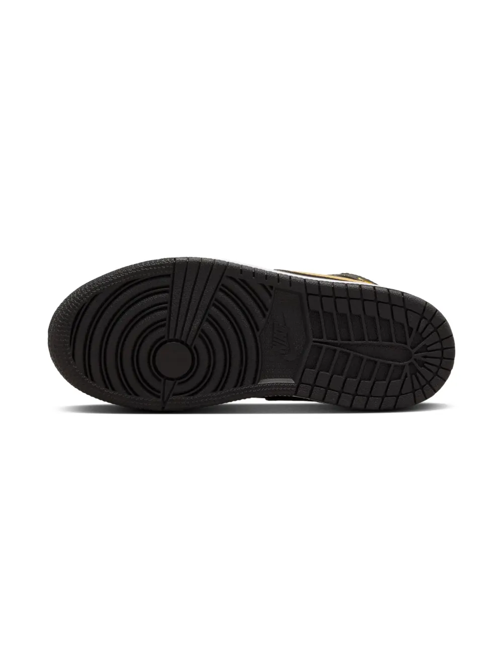 Jordan Kids Jordan 1 Mid "Metallic Gold Black" sneakers 071 BLACK WHITE METALLIC GOLD