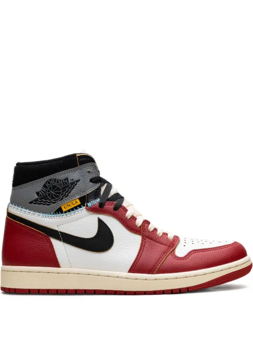 X Union LA baskets Air 1 Retro High OG 'Chicago - Varsity Red/Black/Sail/Shadow Grey/Muslin' - Jordan - Modalova