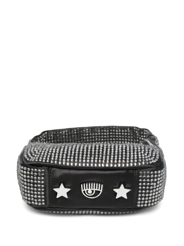 Chiara Ferragni Eyelike crystal-embellished Mini Bag | Grey