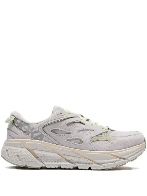HOKA Clifton L suede "Grey" sneakers 