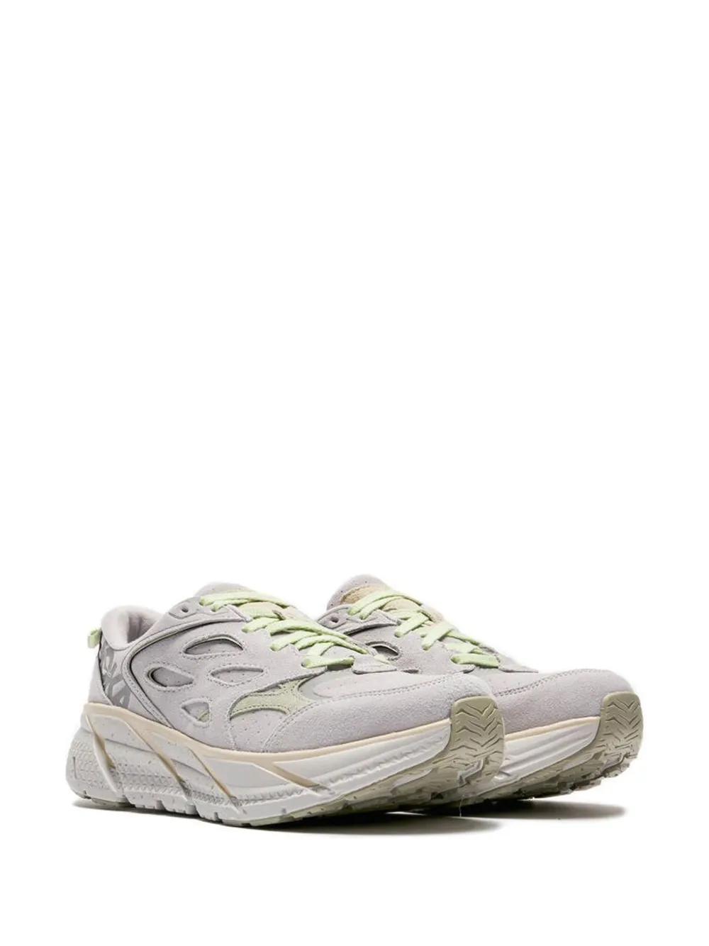 HOKA Clifton L suede "Grey" sneakers | Low-Tops | Image 2