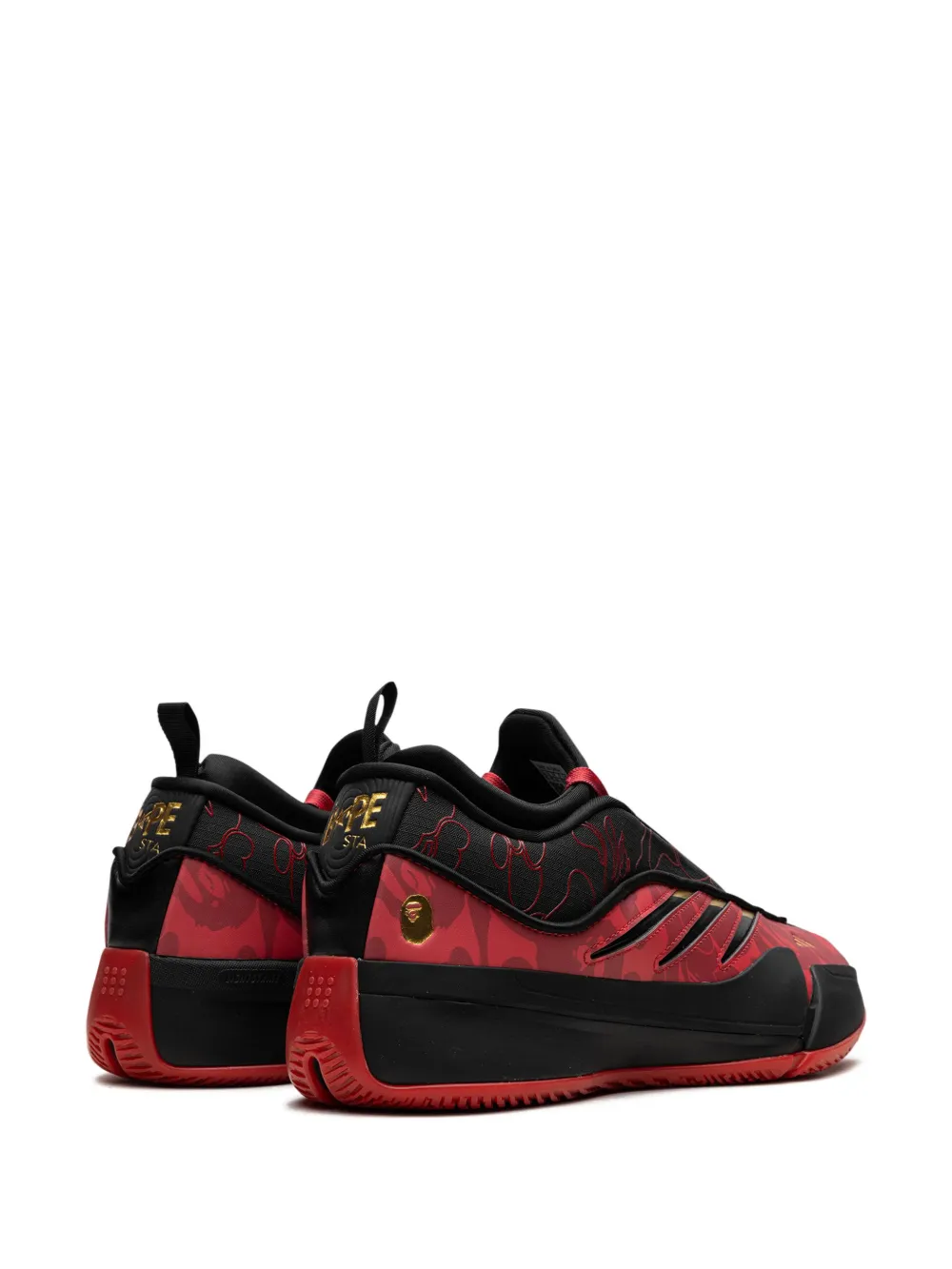 adidas x Bape Dame 9 sneakers Rood