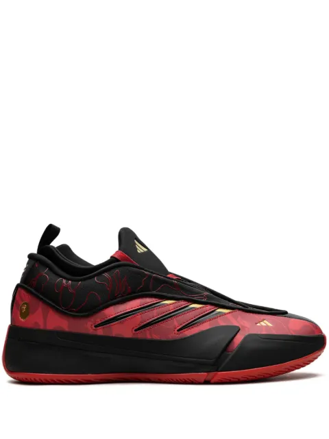 adidas tenis Dame 9 "BAPE - Black Scarlet"