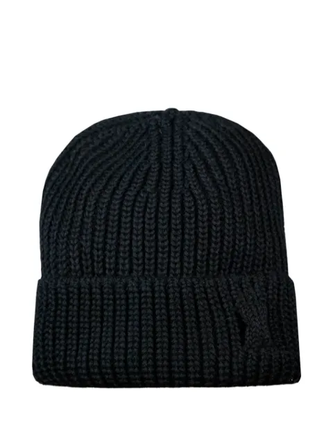 Hannes Roether ribbed beanie hat
