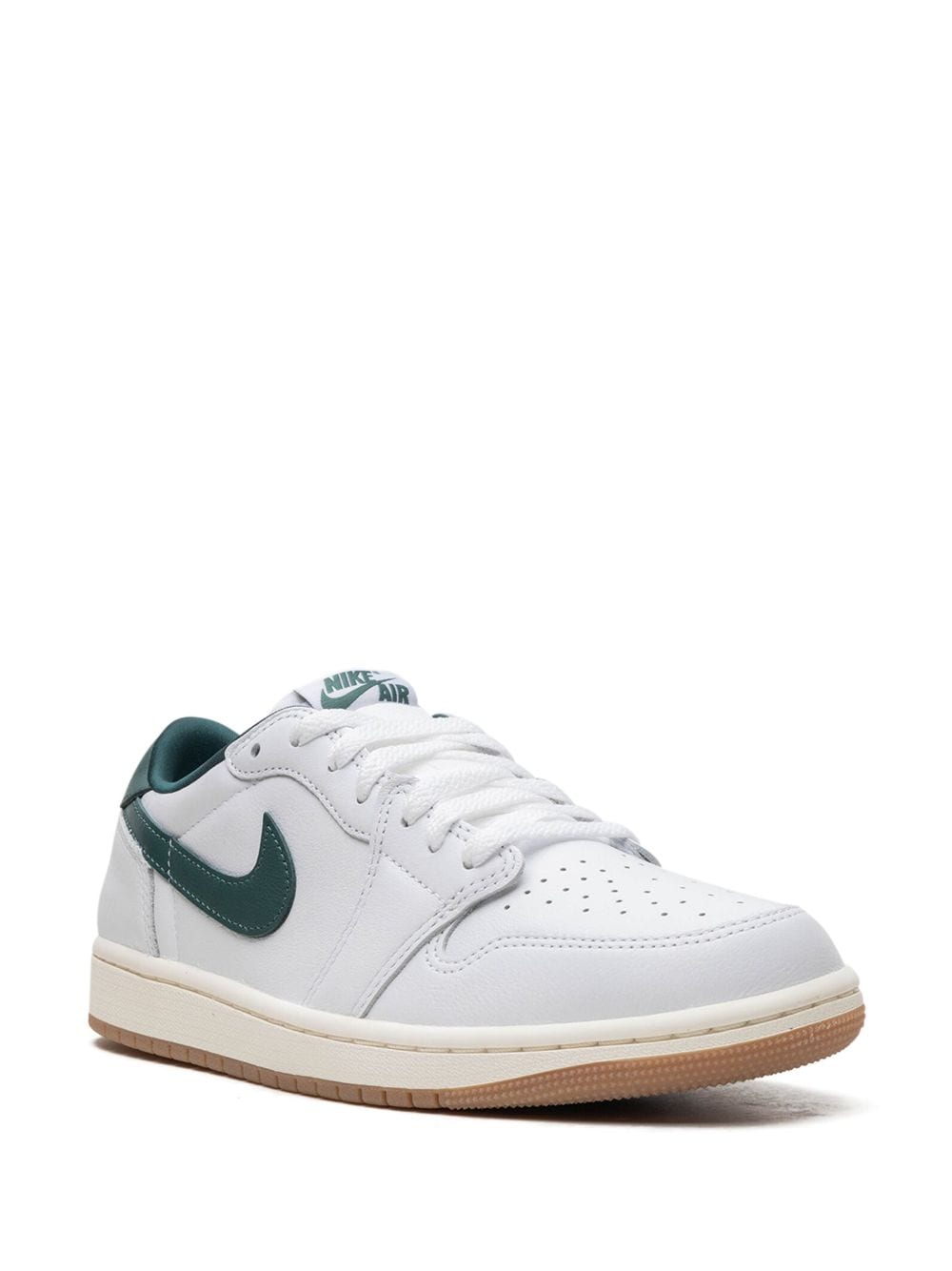 Shop Jordan Air  1 Low "oxidized Green" Sneakers In White