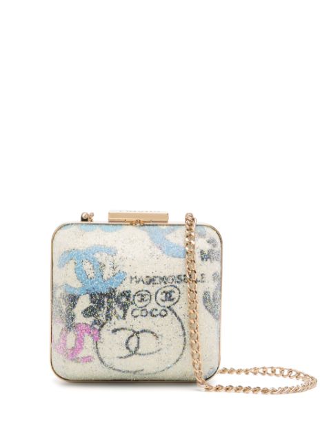 Affordable HOT SALE CHANEL 2007 Graffiti Rare Minaudiere clutch Women