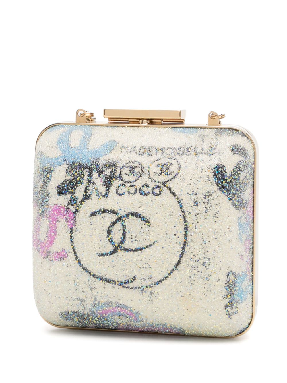 Affordable HOT SALE CHANEL 2007 Graffiti Rare Minaudiere clutch Women