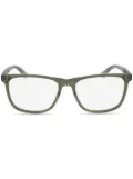 Calvin Klein rectangle-frame glasses - Green
