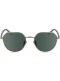 Calvin Klein geometric-frame sunglasses - Gold