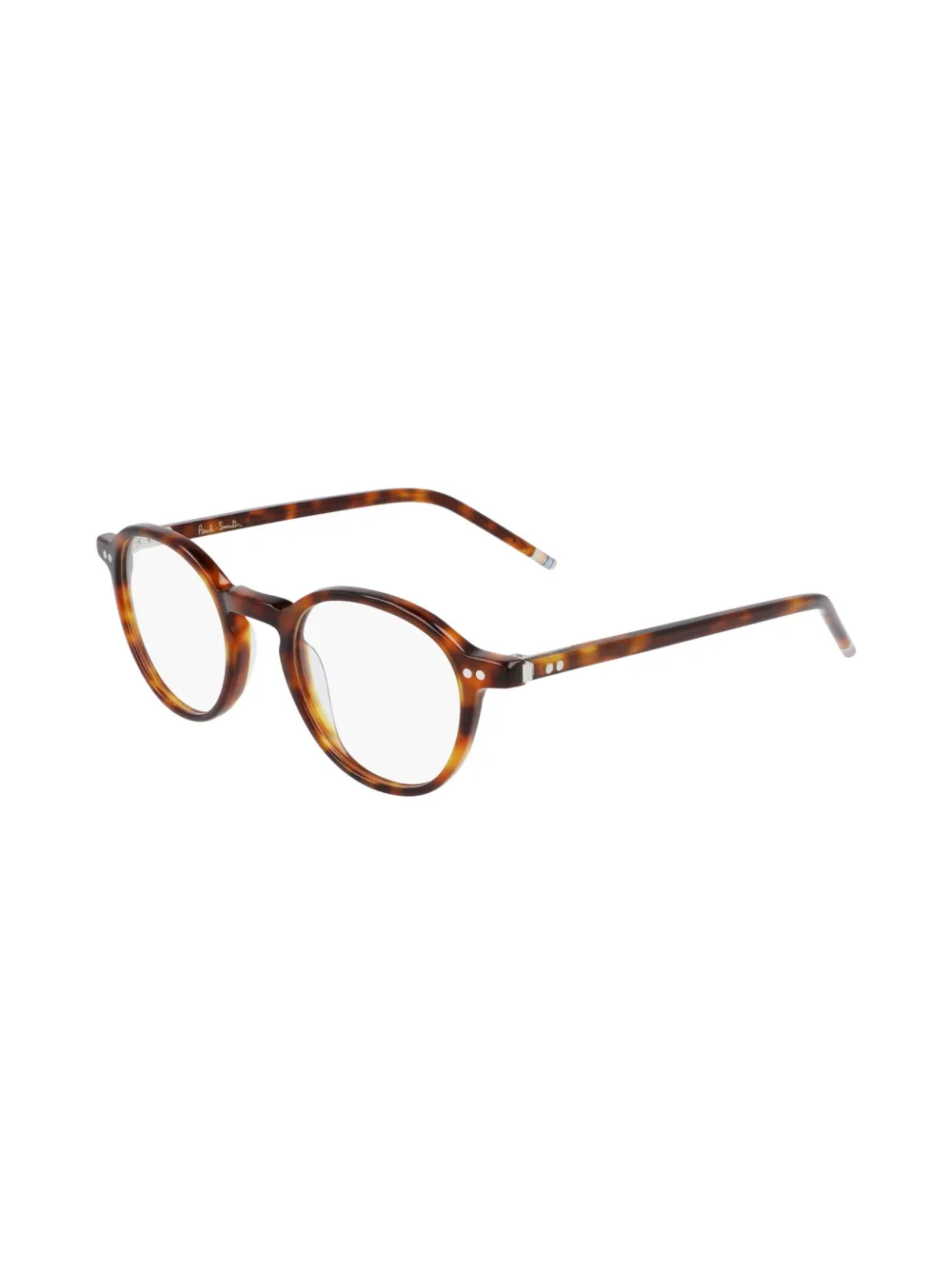 Paul Smith Bril met rond montuur Bruin