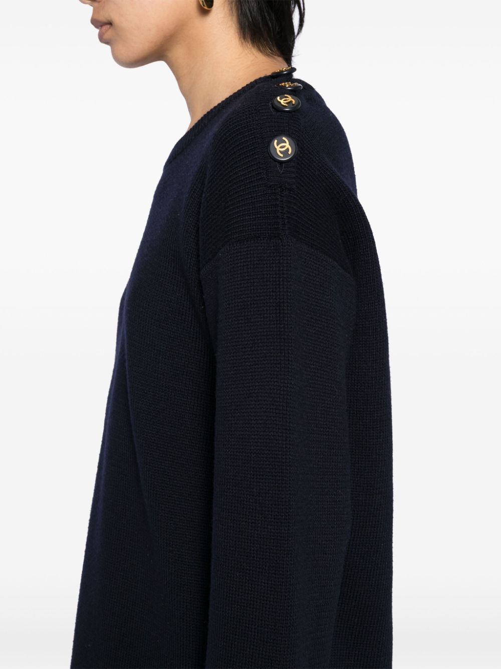 CHANEL 1994 merino-wool jumper Women