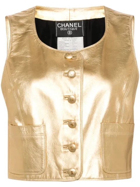 CHANEL Pre-Owned 1994 sleeveless vest jacket