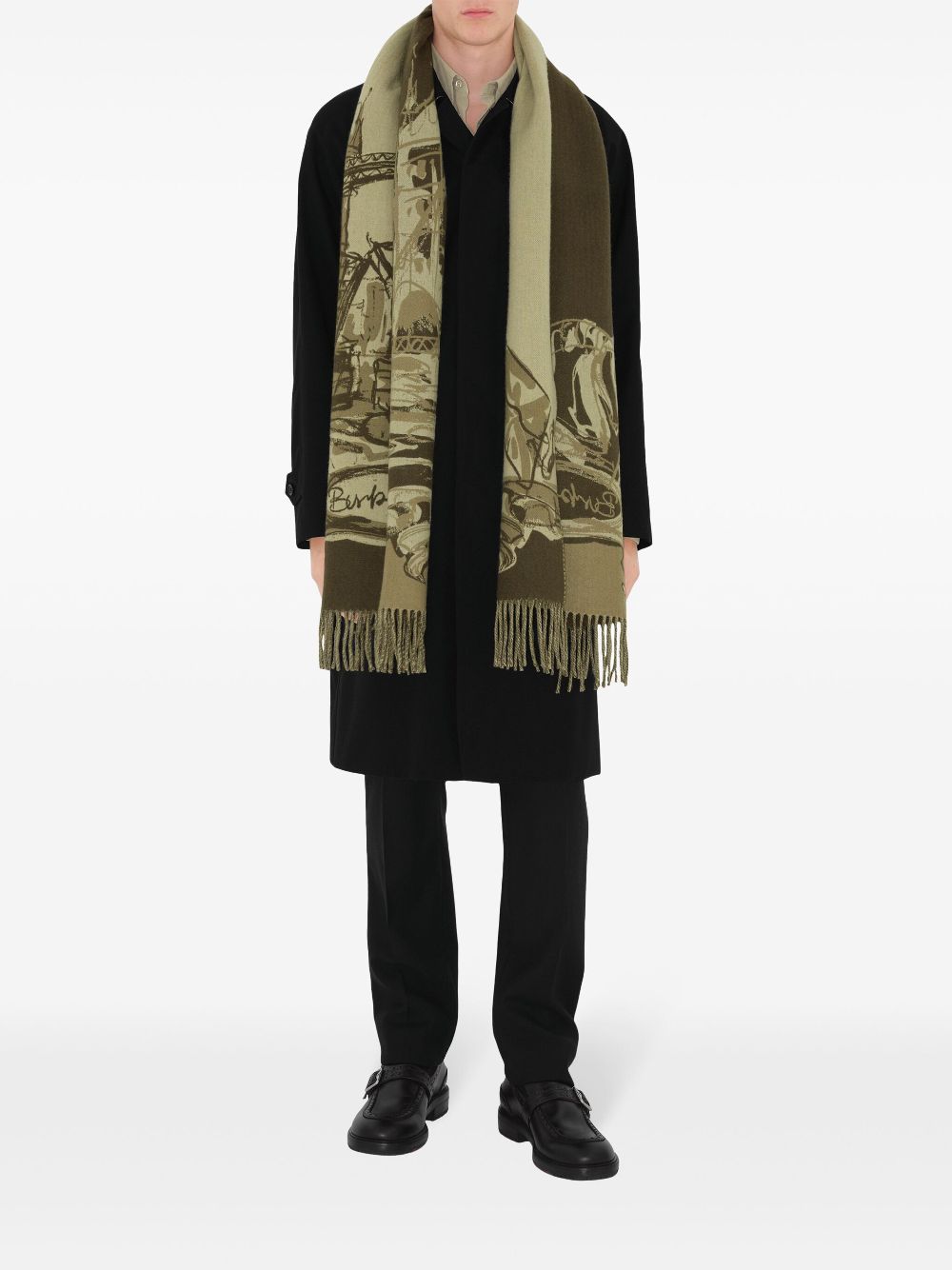 Burberry Tower Bridge cashmere scarf Men