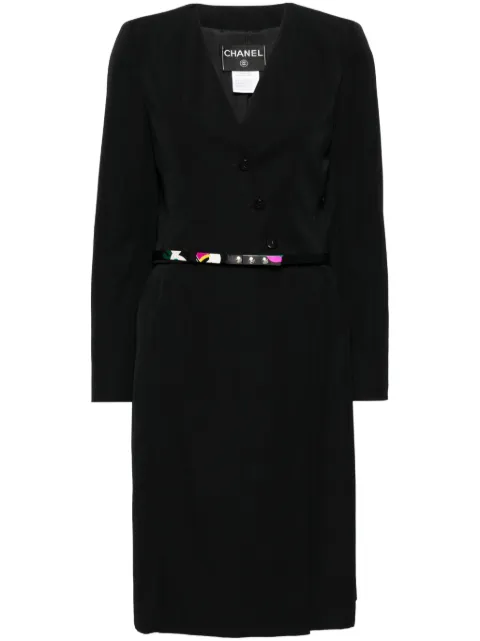 CHANEL Pre-Owned 2000 single breasted skirt suit